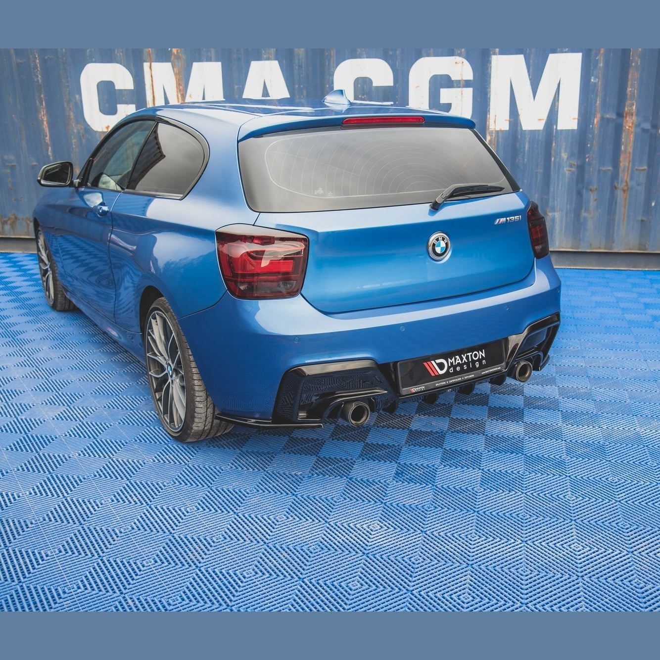 Achterbumper Splitters V2 - BMW F20 / F21 - M Pakket - Maxton Design | 2011-2015