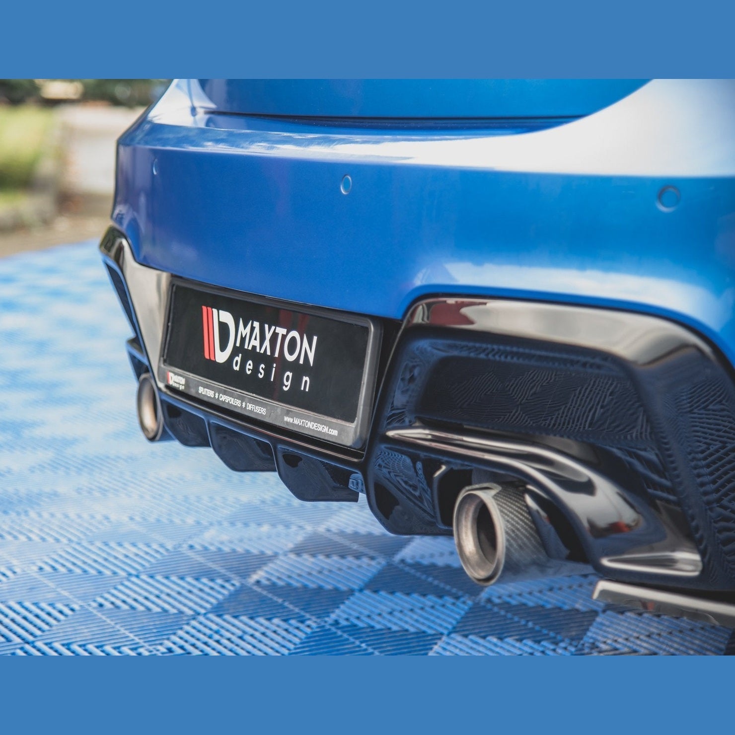 Achterbumper Splitters V2 - BMW F20 / F21 - M Pakket - Maxton Design | 2011-2015