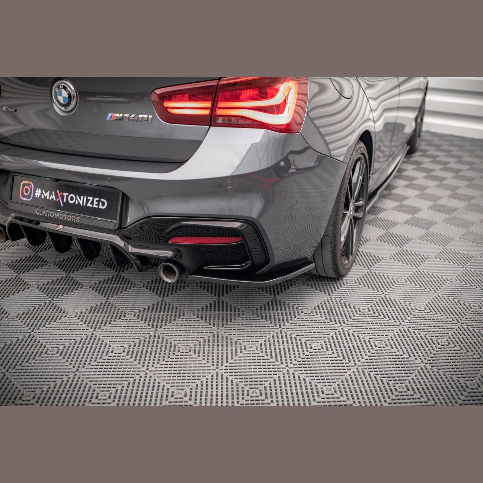 Achterbumper Splitters V3 - BMW F20LCI / F21LCI - M Pakket - Maxton Design | 2015-2019