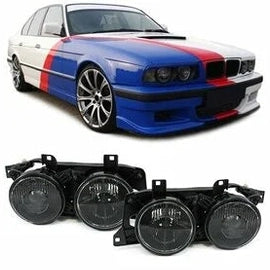 BMW 5/7 Serie Koplampen Smoke E34 E32