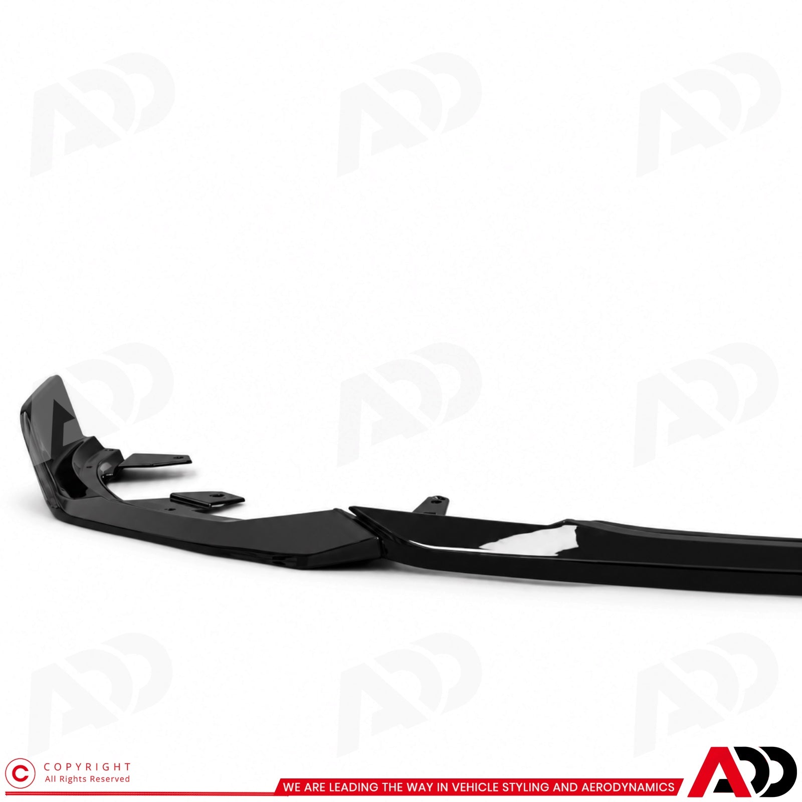Front Lip - BMW 2 Serie G42 Coupé - M Performance look - Hoogglans Zwart | 2021+