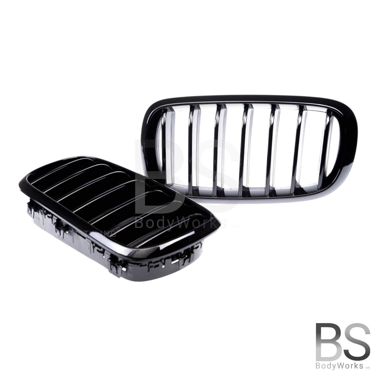 Nieren - BMW X5 F15 / F85 / X6 F16 / F86 - Mp Look - Hoogglans Zwart | 2014-2019