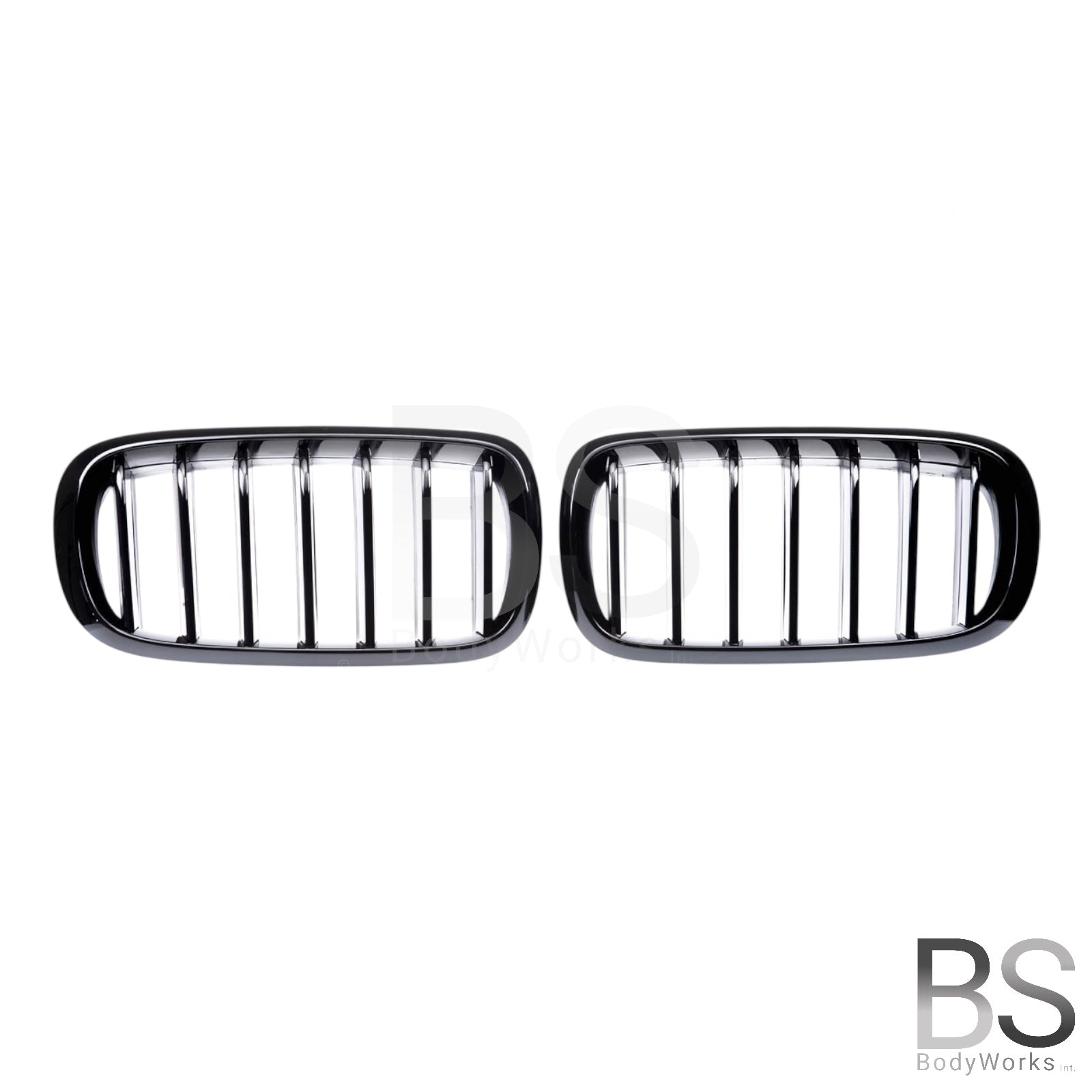 Nieren - BMW X5 F15 / F85 / X6 F16 / F86 - Mp Look - Hoogglans Zwart | 2014-2019