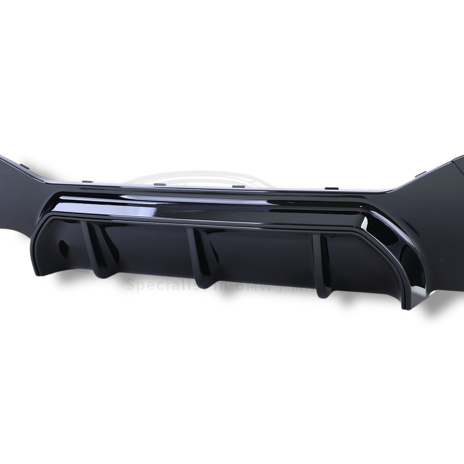 Diffuser - BMW 1 Serie F20LCI / F21LCI - M Performance Look - Hoogglans Zwart | 03/2015-2019