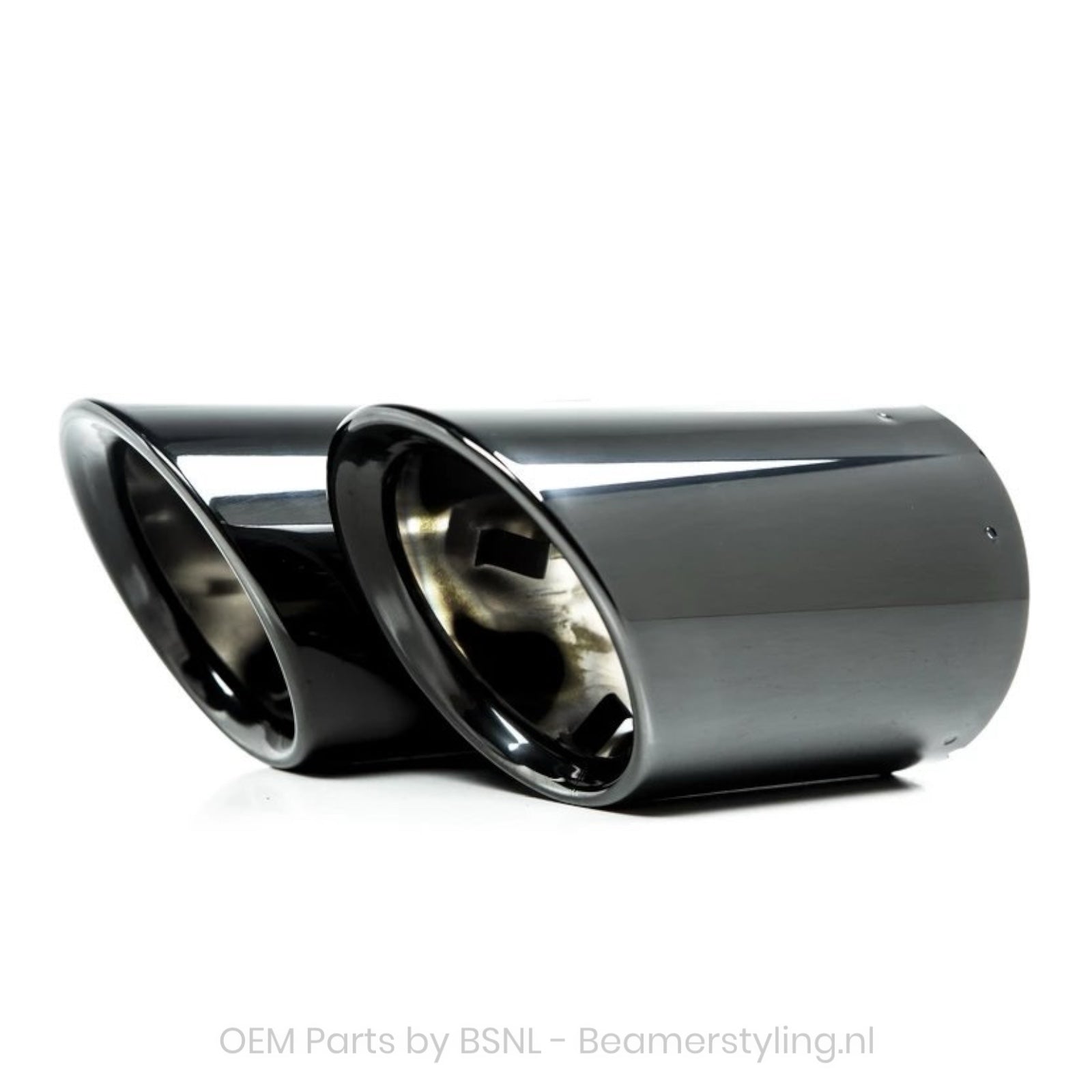 Uitlaat Sierstukken - BMW G20/G21 - Black/Chrome - 318I 320I 330I 330D 330E | Origineel BMW