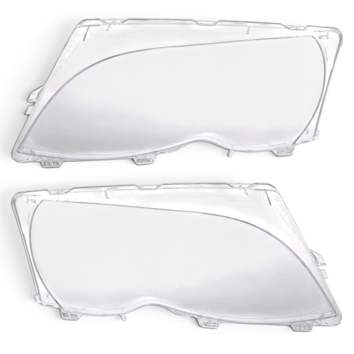 Set Koplampglazen - BMW 3 Serie E46 Sedan & Touring – Halogeen & Xenon | 2001-2005