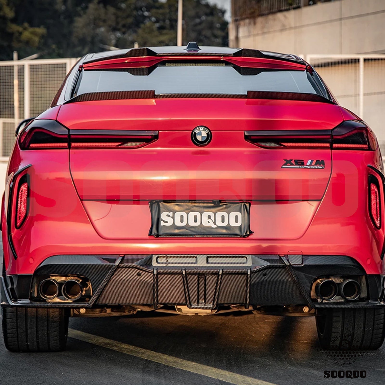 Carbon Dakspoiler - BMW X6 M F96 / G06 - Pre-Preg | Sooqoo