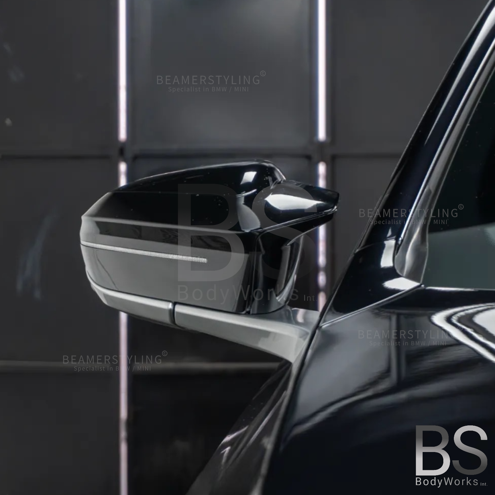 Spiegelkappen - BMW G60 / G61 / G90 / G99 - M Look - Hoogglans Zwart | 23+