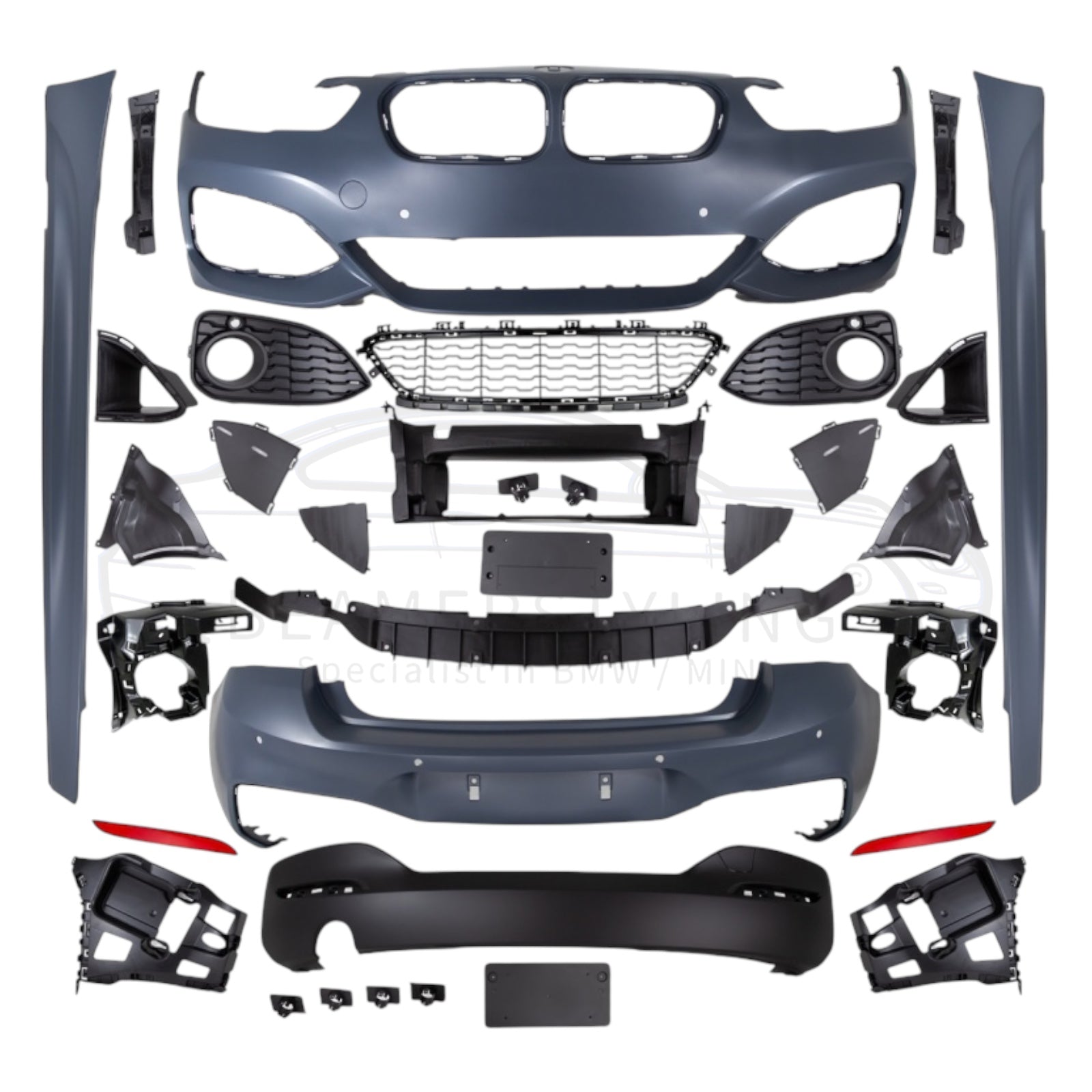 Bumper Pakket - BMW 1 Serie F20LCI - M Pakket Look | 03/2015-2019