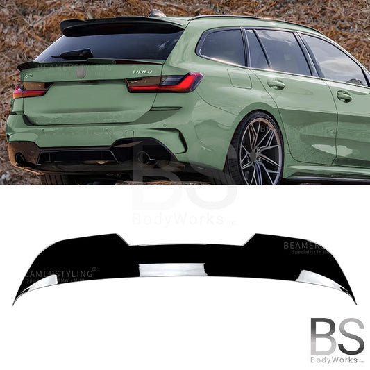 Dakspoiler - BMW 3 Serie G21 Touring - V-Style - Hoogglans Zwart | 2019-2025