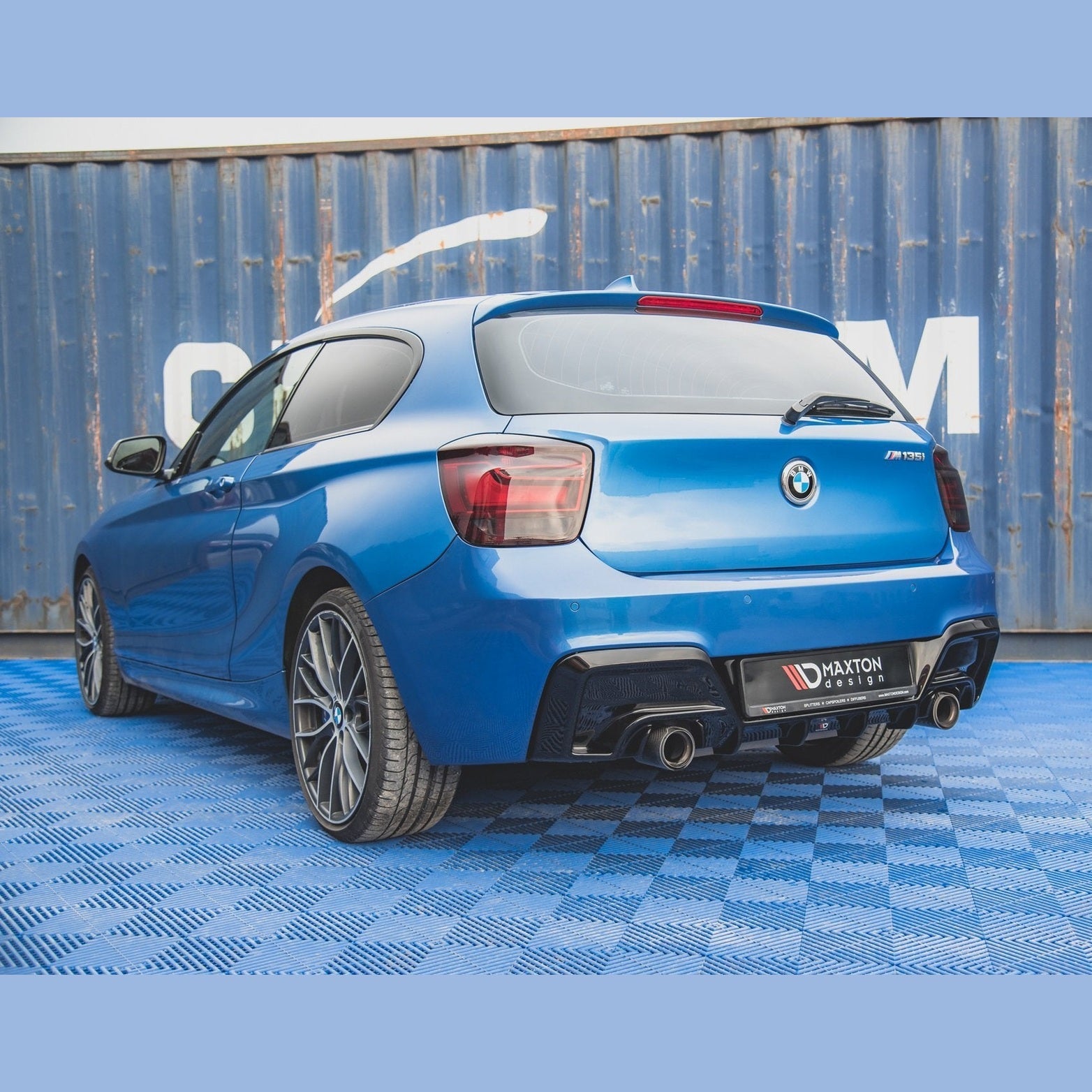 Diffuser - BMW F20 / F21 - Hoogglans Zwart - M135I - Maxton Design | 2011-2015