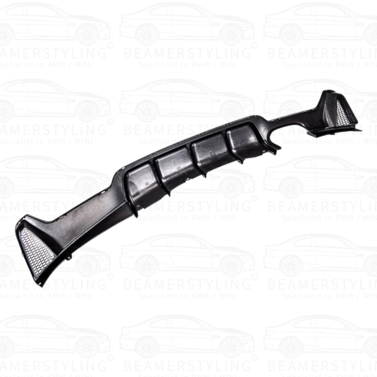 Diffuser - BMW F32 / F33 / F36 - Performance look - Hoogglans zwart | 13-21