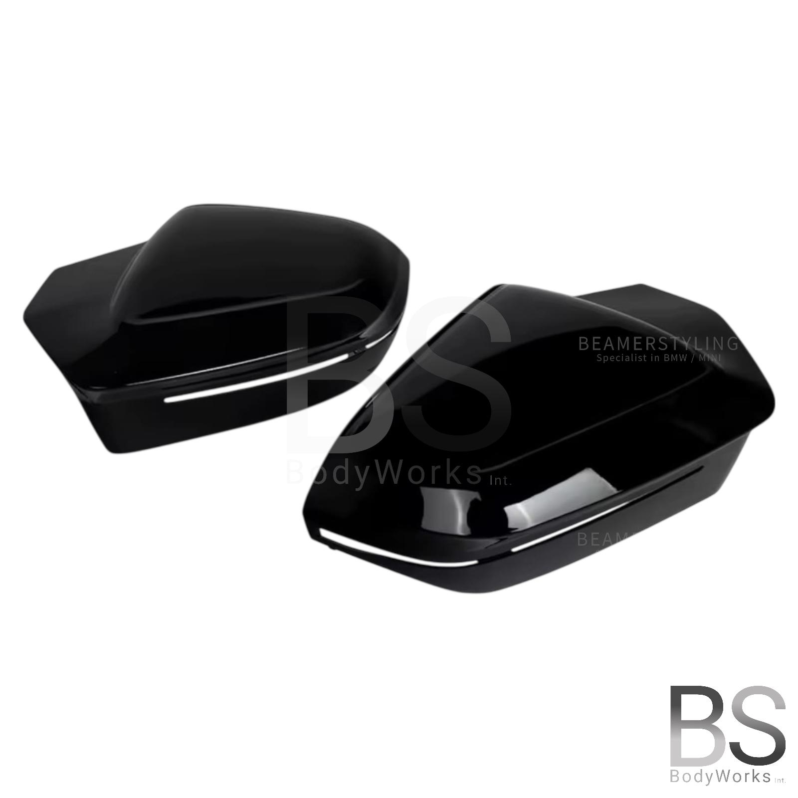 Spiegelkappen - BMW G60 / G61 / G90 / G99 - M Look - Hoogglans Zwart | 23+