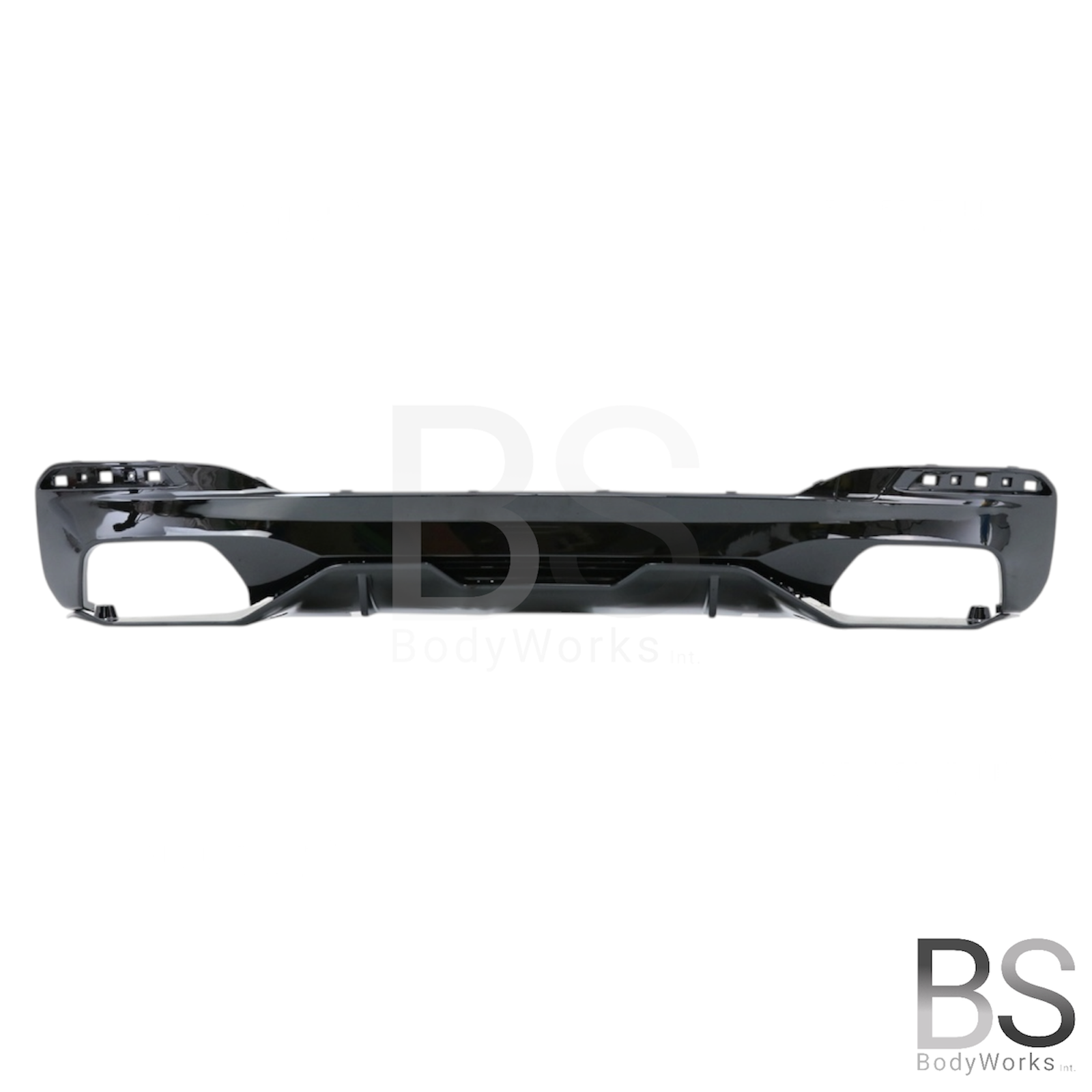 Diffuser - BMW G30 / G31 - M Performance Look - Voor 550i - Hoogglans Zwart | 17-23