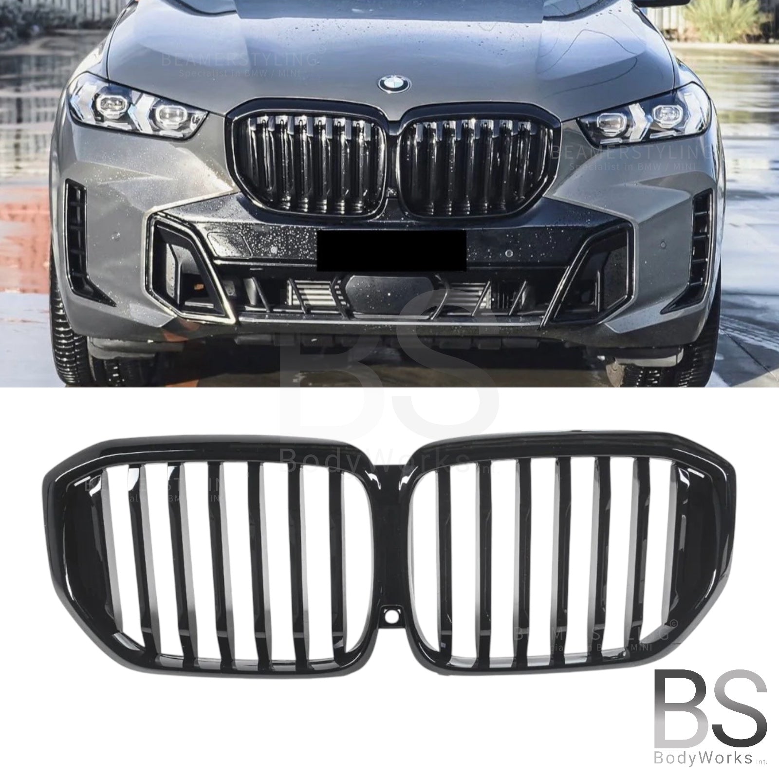 Nieren - BMW X5 G05LCI - Mp Look - Hoogglans Zwart | 03/2023+