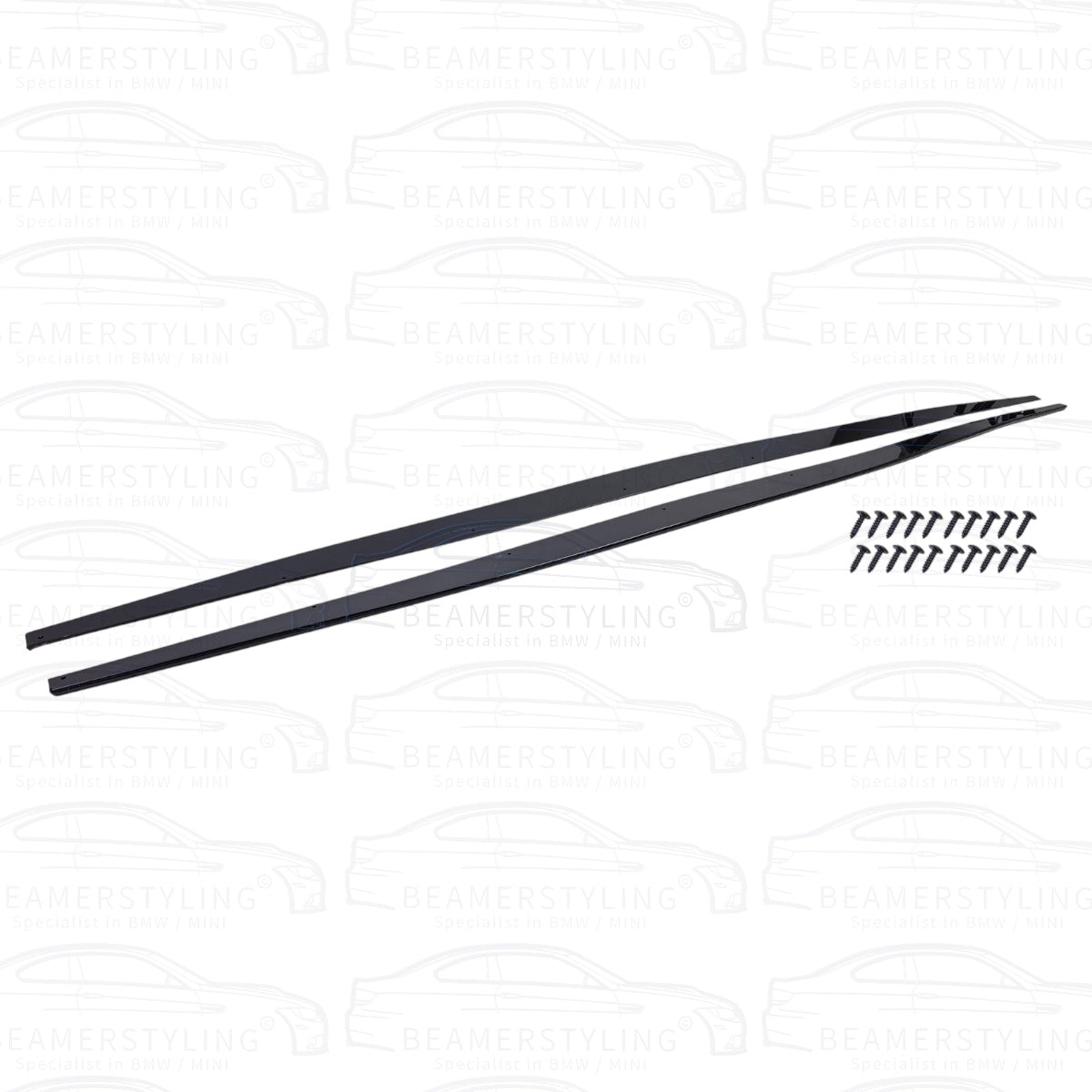 Side Skirt Extensions - BMW F20 / F21 - Hoogglans Zwart | 11-19