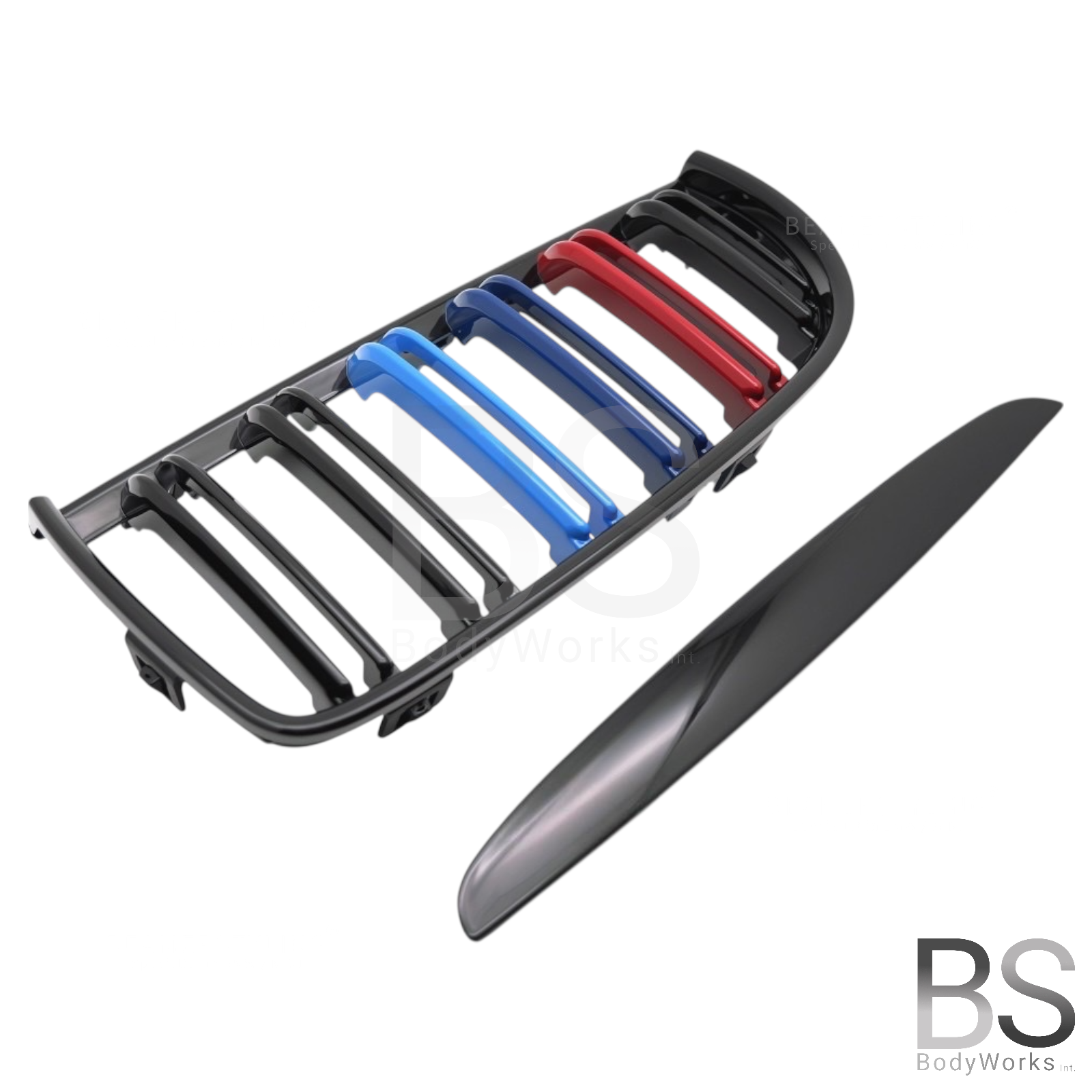 Nieren - BMW E90 / E91 - M Kleuren - Hoogglans Zwart | 2005-2008