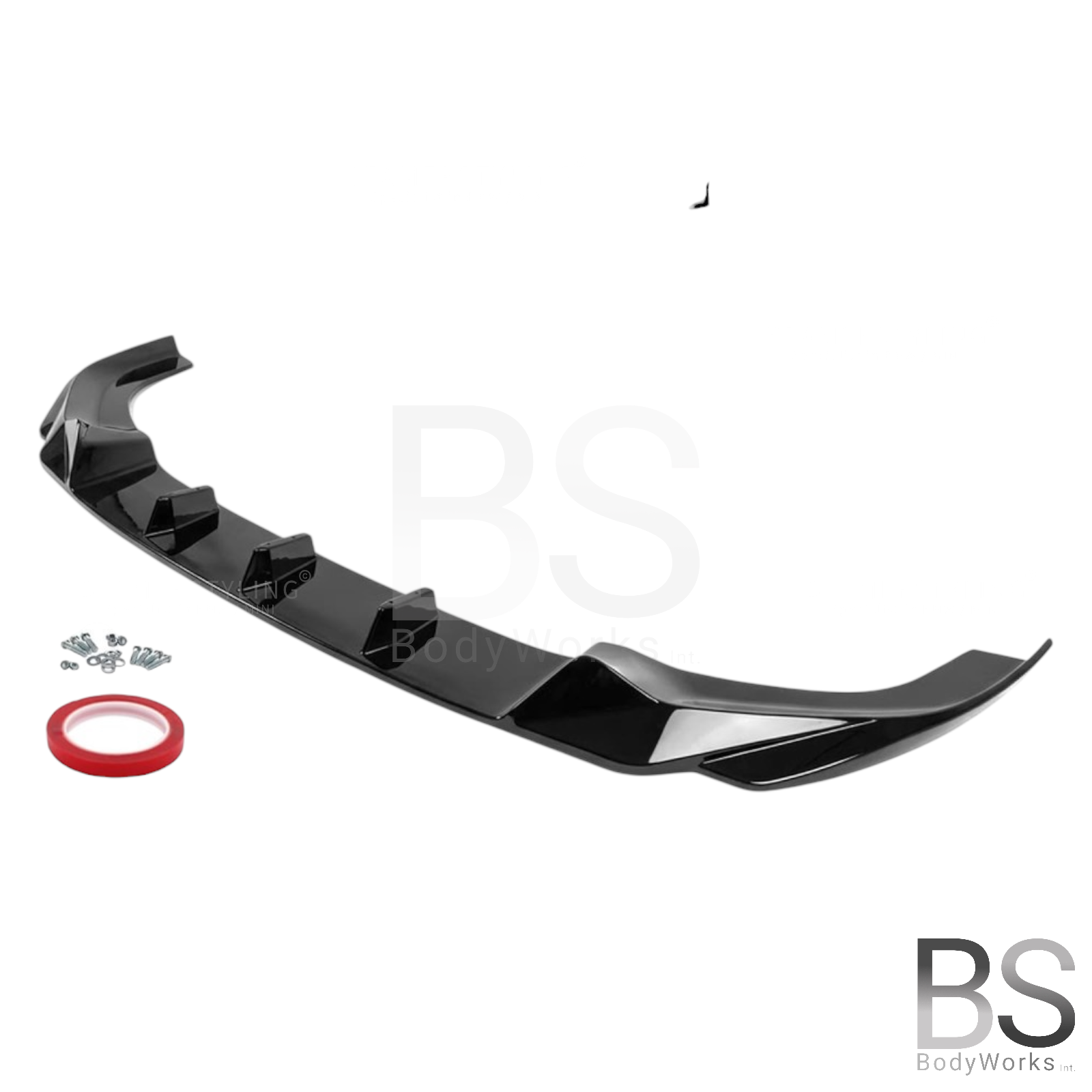 Front lip - BMW 5 Serie G60 / G61 - HR Pro look - Hoogglans Zwart | 2023+