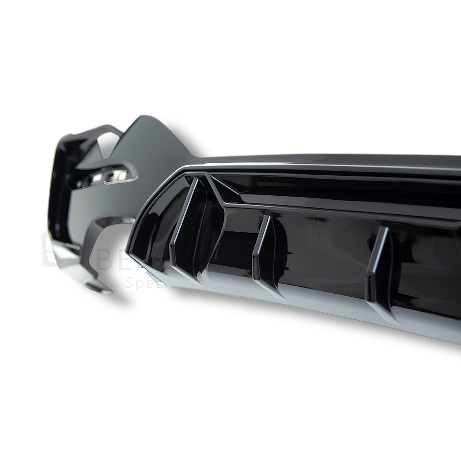 Diffuser - BMW 1 Serie F20LCI / F21LCI - Competition Look - Hoogglans Zwart | 03/2015-2019