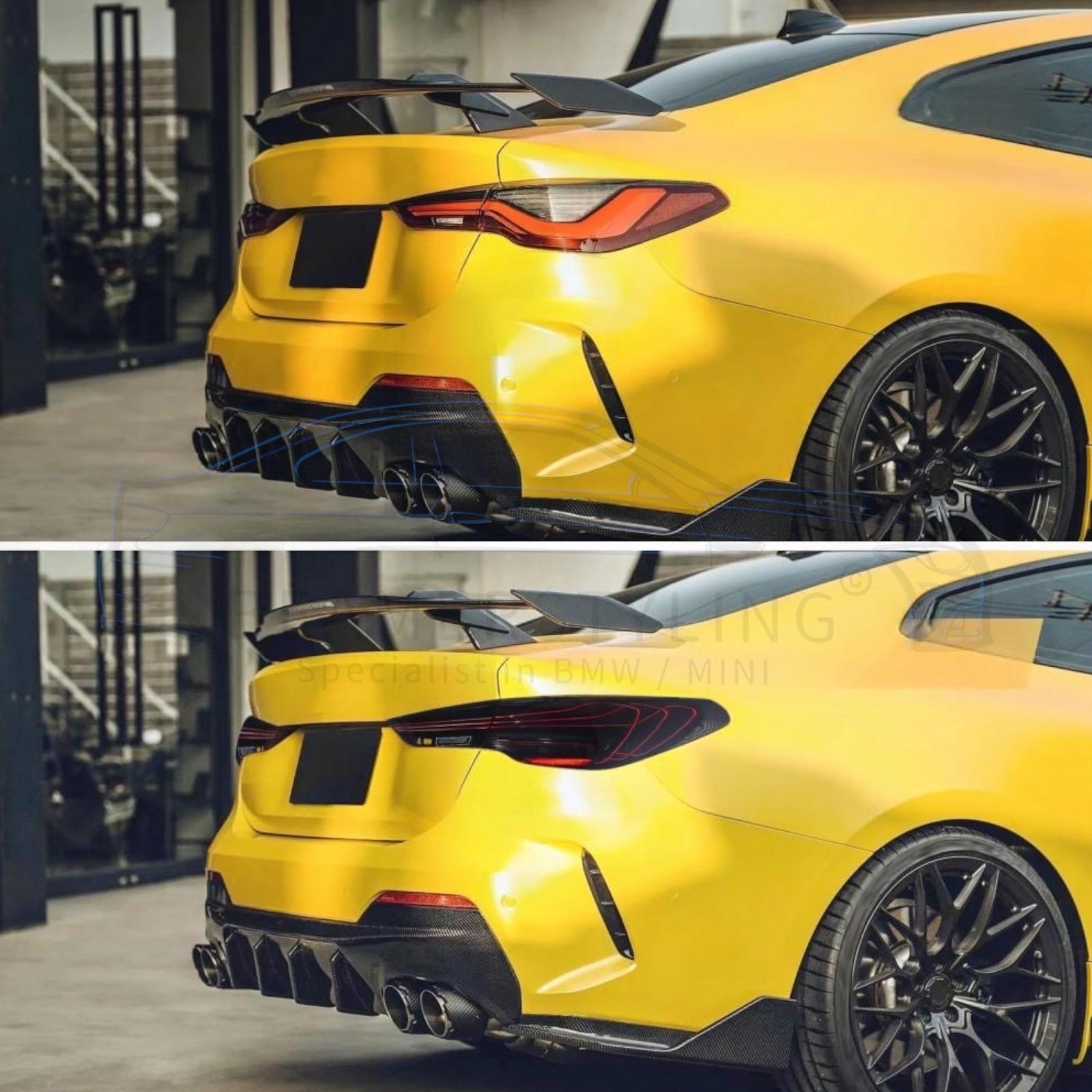 Laser Achterlichten - BMW G22 / G23 / G26 - Smoke | 2020+