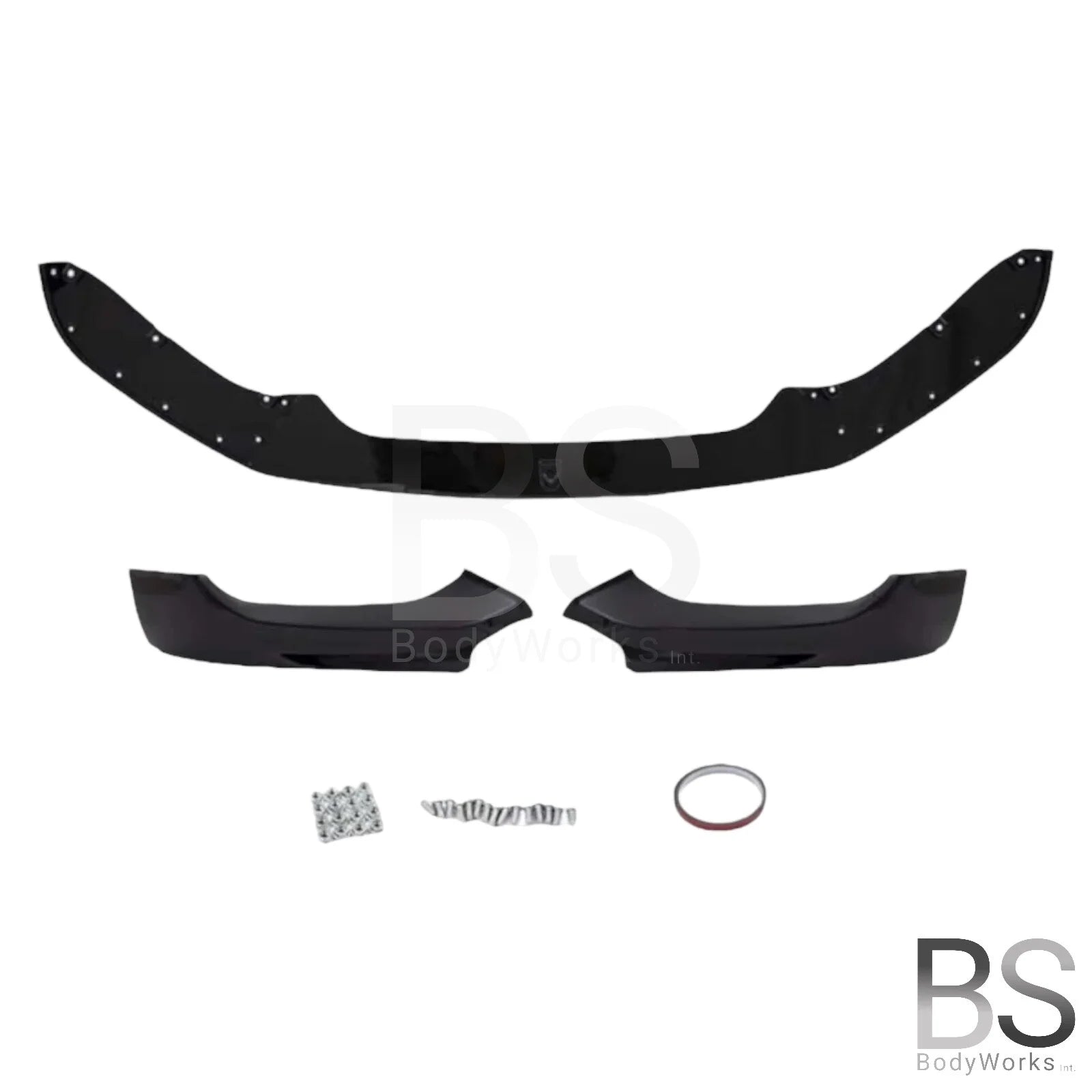 Front Lip - BMW F20LCI / F21LCI - M Performance Look - Hoogglans Zwart | 2015-2019