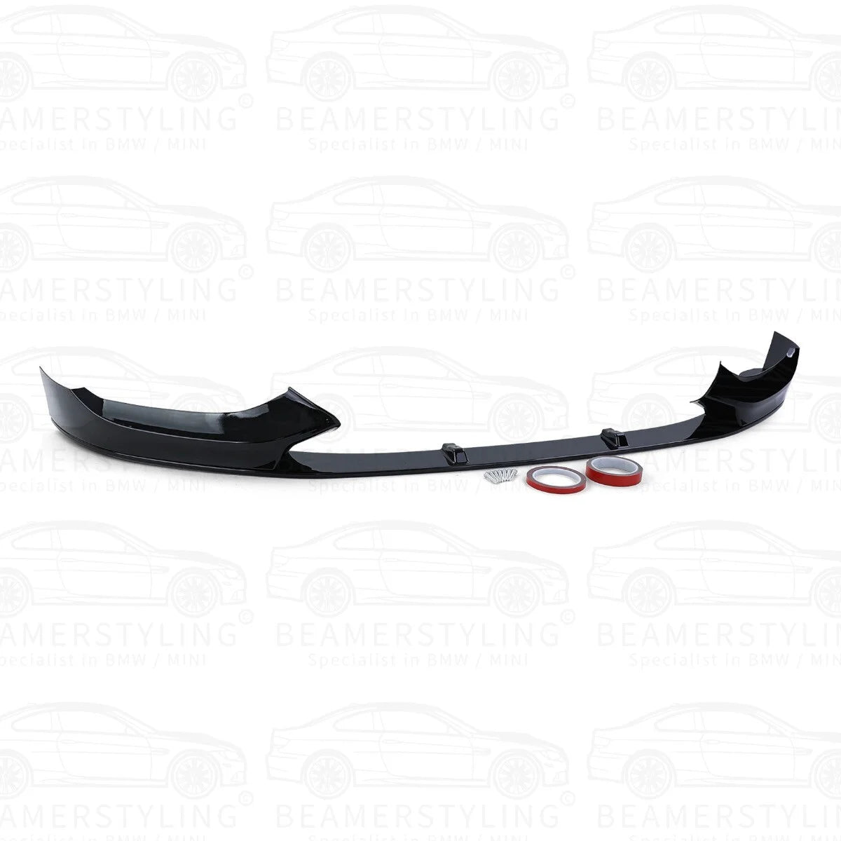 Front Lip - BMW F20LCI / F21LCI - M Performance Look V2 - Hoogglans Zwart | 15-19