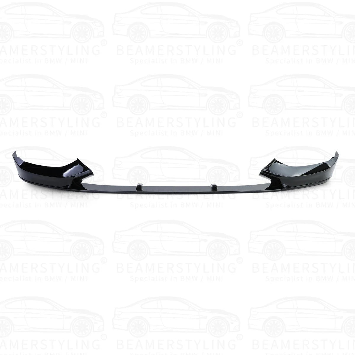 Front Lip - BMW F20LCI / F21LCI - M Performance Look V2 - Hoogglans Zwart | 15-19