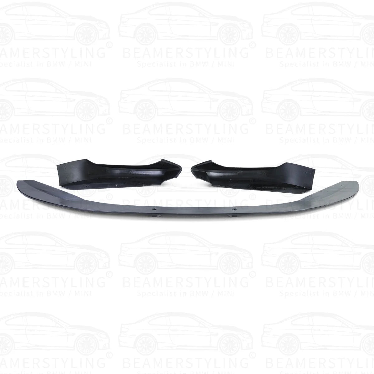 Front Lip - BMW F20LCI / F21LCI - M Performance Look V2 - Hoogglans Zwart | 15-19