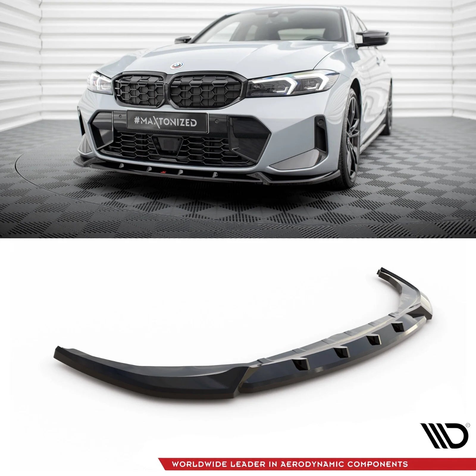 Front lip V1 - BMW G20LCI / G21LCI - M Pakket - Maxton Design | 22-25