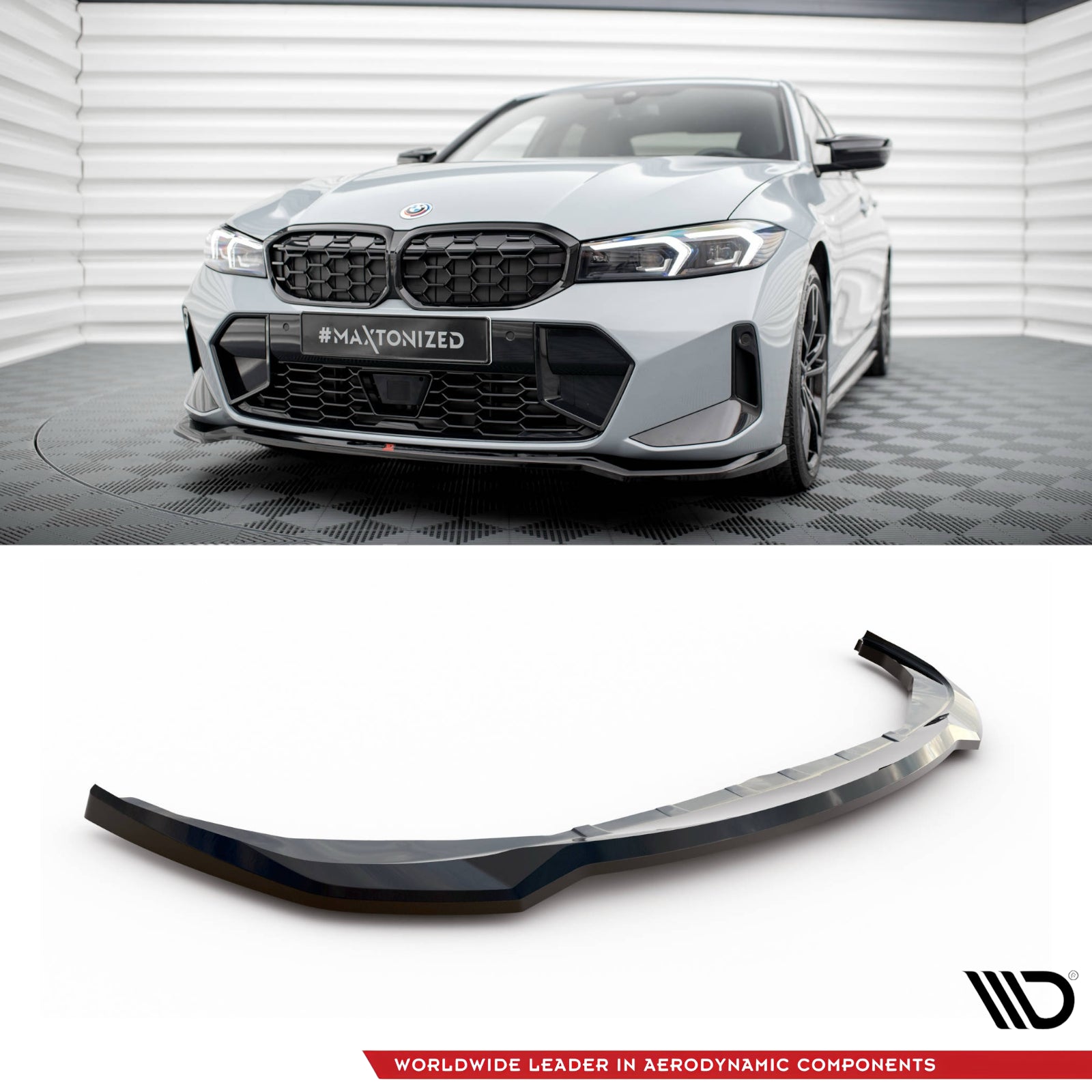 Front lip V2 - BMW G20LCI / G21LCI - M Pakket - Maxton Design | 22-25