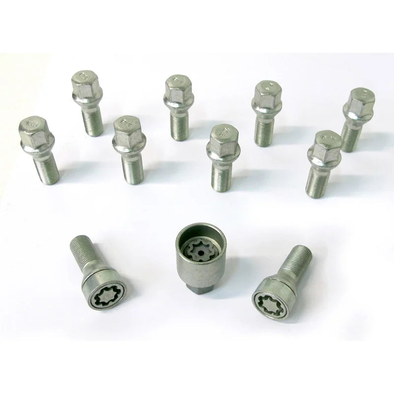 H&R Wielbouten set - M14x1.25 - Lengte 50mm - Conisch - Incl. 2 slotbouten + adapter | M14