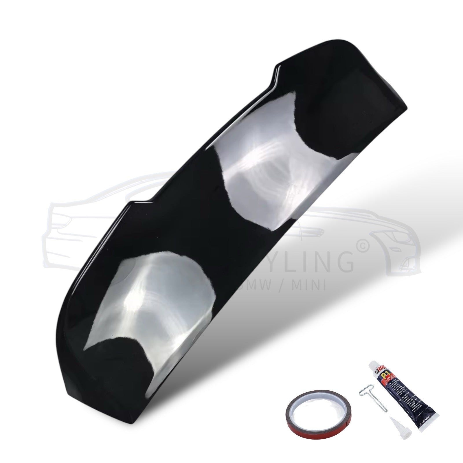 Dakspoiler - BMW 3 Serie G21 Touring - M Performance Look - Hoogglans Zwart | 19-24