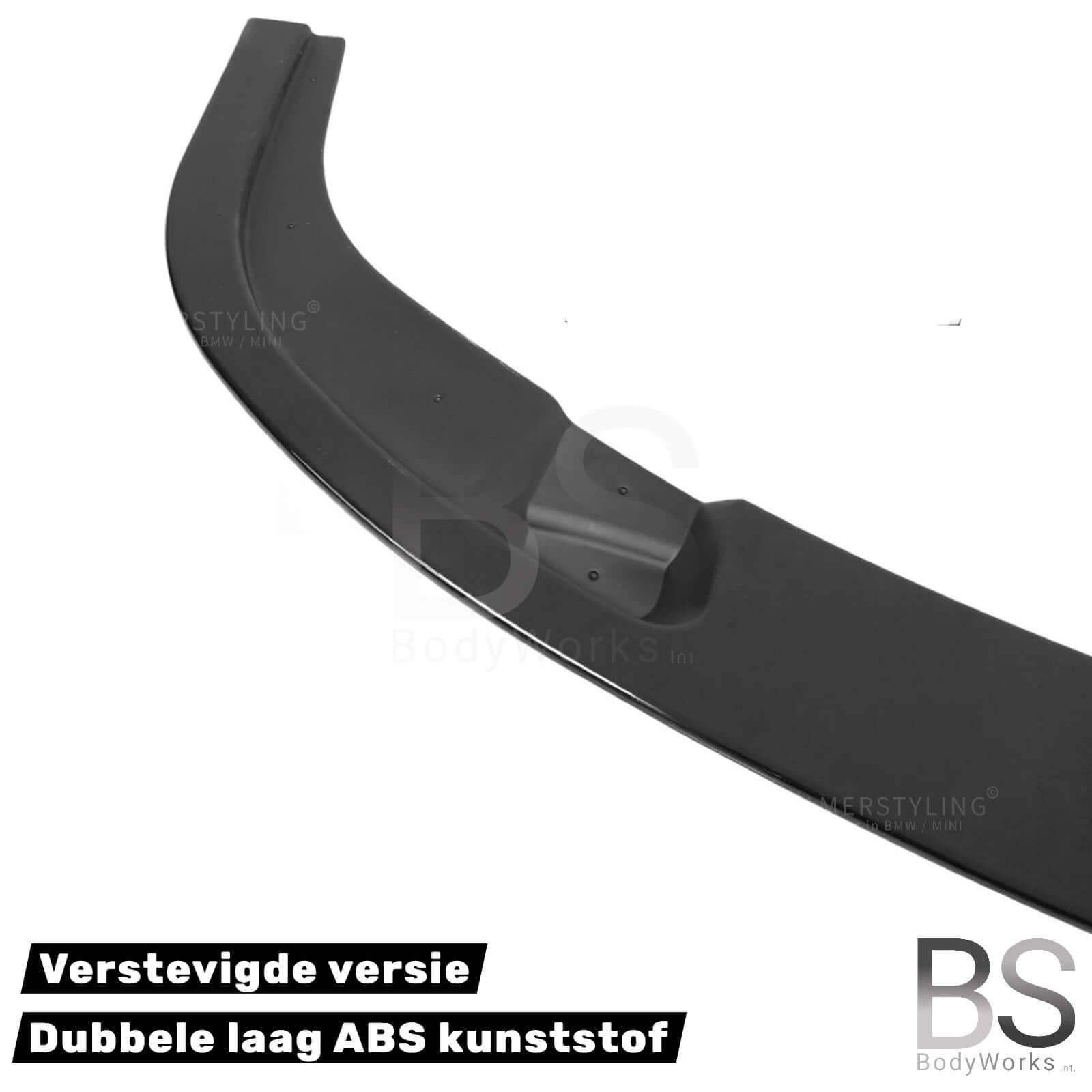 Front Lip - BMW 5 Serie E60 / E61 - Hamann Look V2 - Hoogglans Zwart | 03-10