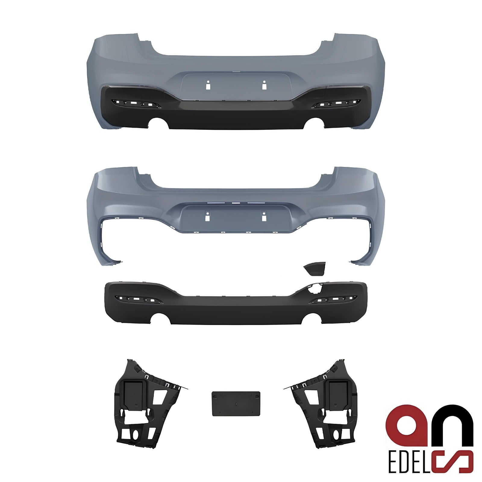 Achterbumper - BMW F20LCI / F21LCI - M140I Look | 15-19