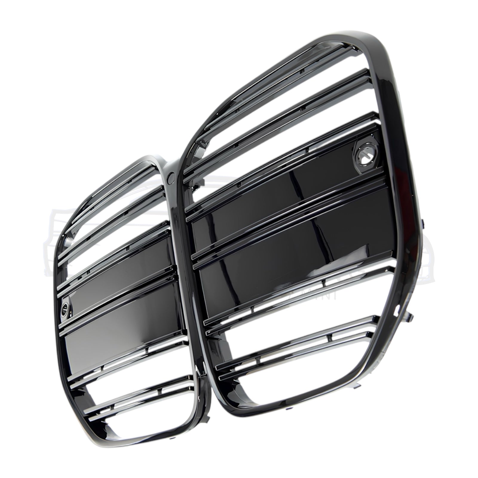 Nieren - BMW 4 Serie G22 / G23 - M Look - Hoogglans Zwart | 2020-