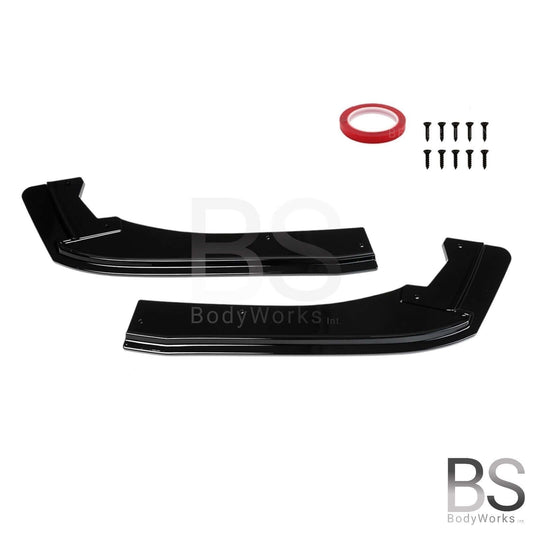 Achterbumper splitters - BMW 3 Serie F30 / F31 - Hoogglans zwart | 12-19