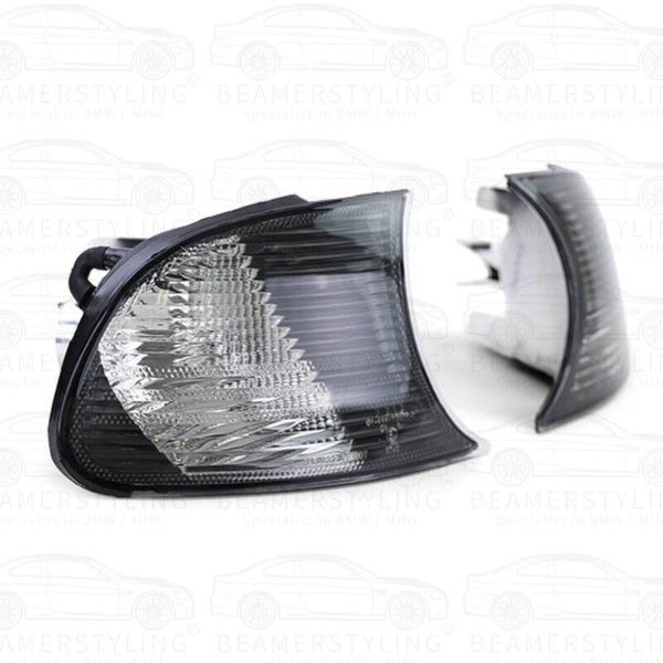 Knipperlichten set - BMW E46 Coupé / Cabrio - Smoke / Chroom - Kristal Design | 2001-2003