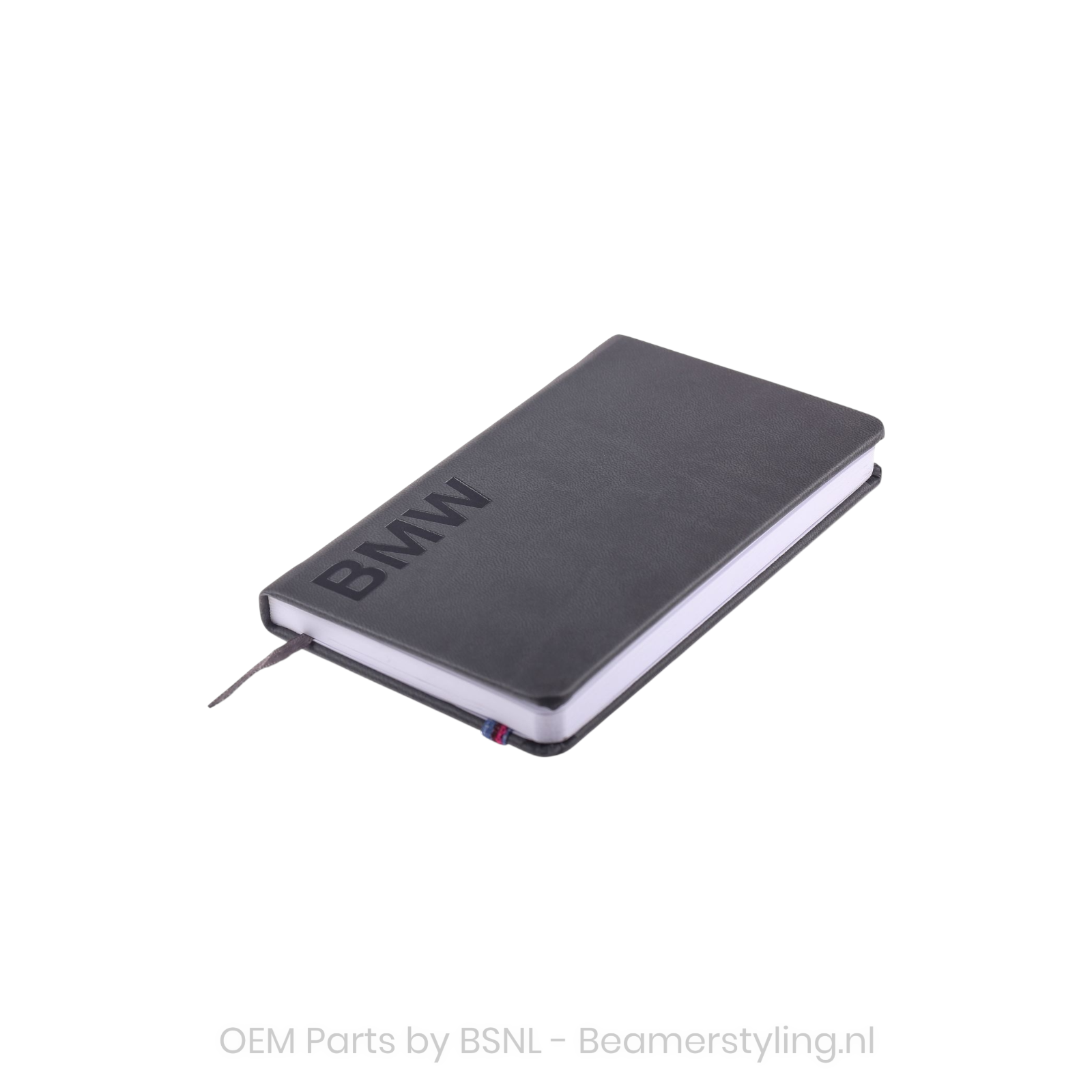 Notitieboekje - Leder look - Met BMW Woordmerk | Space Grijs