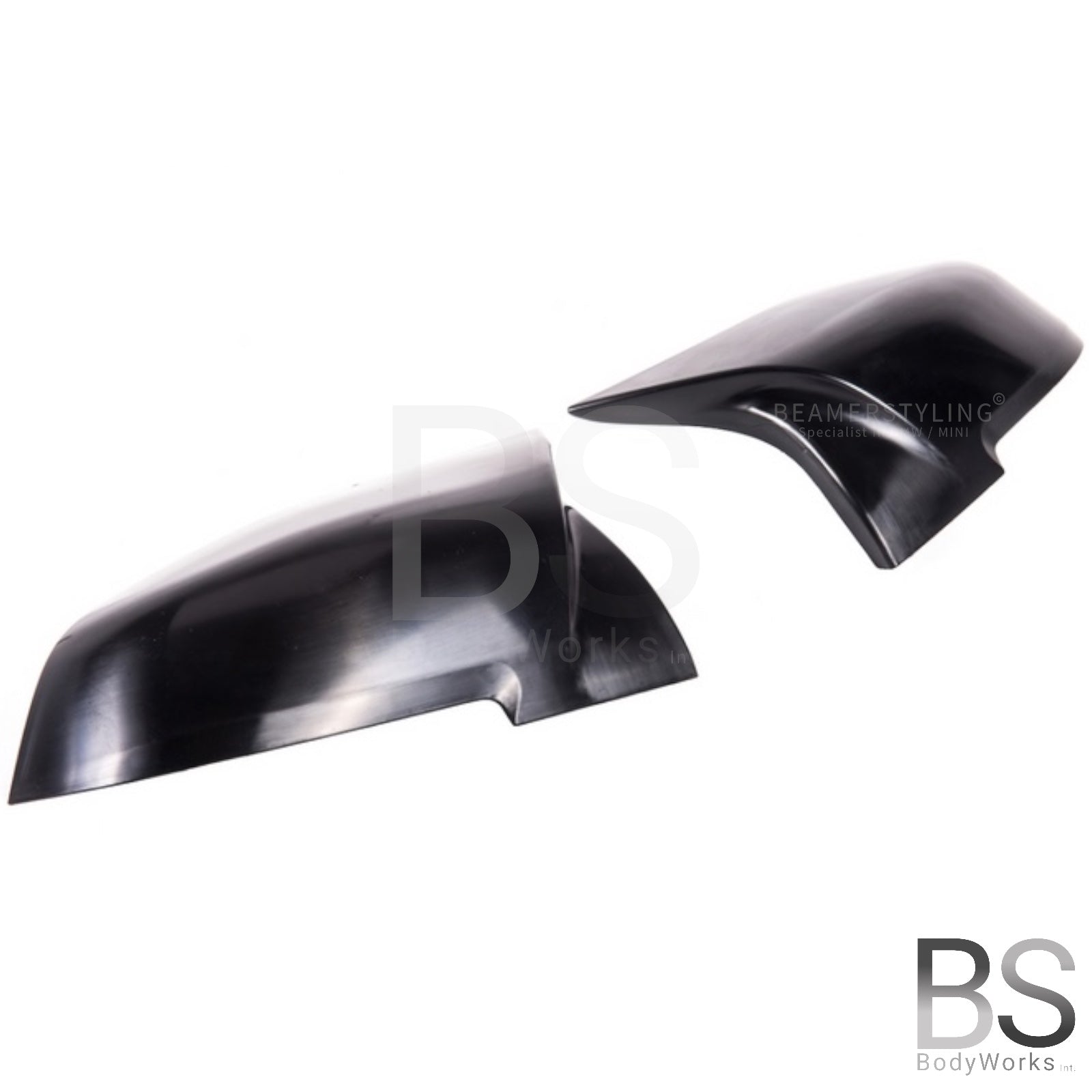 Spiegelkappen - BMW F20 / F21 / F22 / F87 / F23 / F30 / F31 / F32 / F33 / F34 / F36 / I3 / E84 - M Look - Mat Zwart