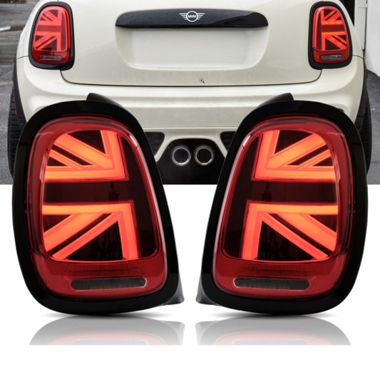LED Achterlichten - Mini F55 F56 F57 - Rood - Union Jack Design - Dynamisch | 14-20