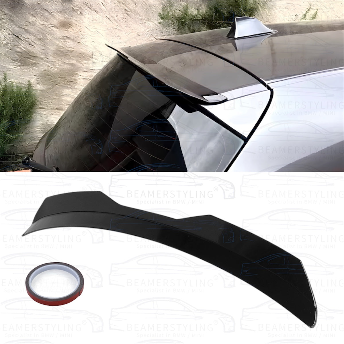Dachspoiler – BMW 1er E81/E87 – Aerodynamik – Hochglanzschwarz | 2004–2012