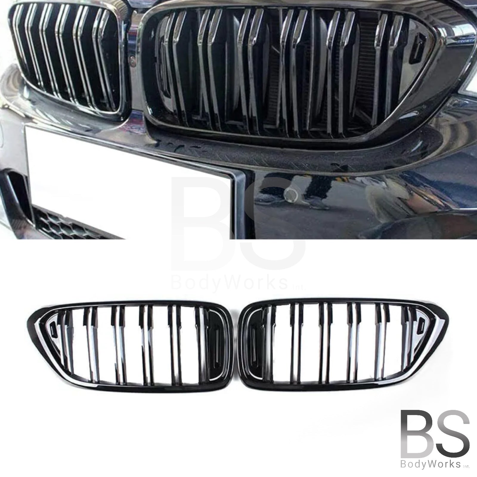 Nieren - BMW G32 Gt - M Performance Look - Hoogglans Zwart | 17-20