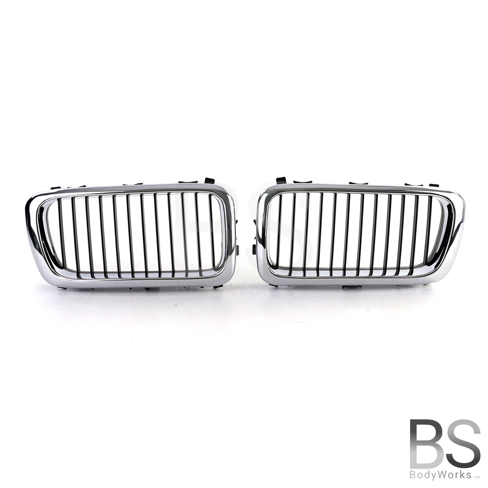 Nieren - BMW 7 Serie E38 - Chroom/Zwart | 1994-2002