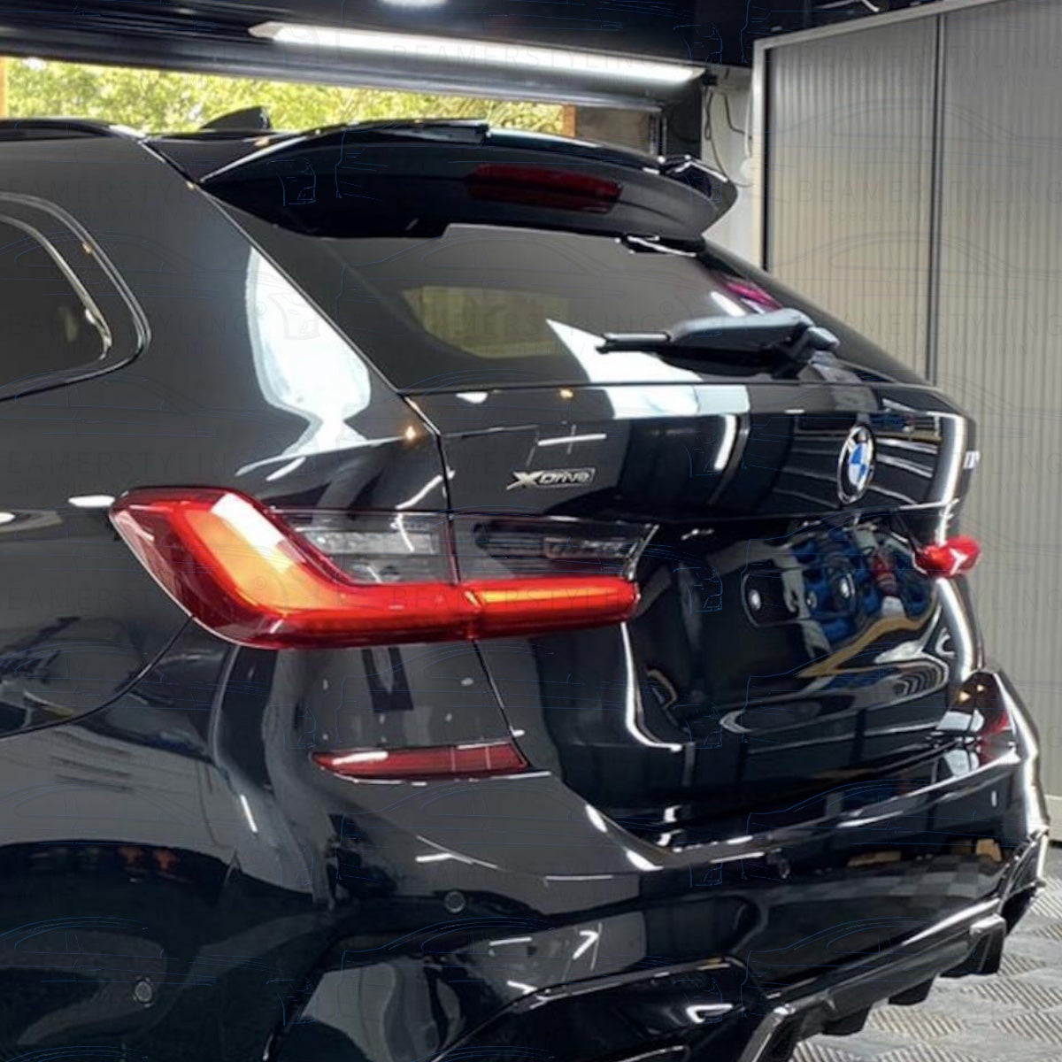 Dakspoiler - BMW 3 Serie G21 Touring - M Performance Look - Hoogglans Zwart | 19-24