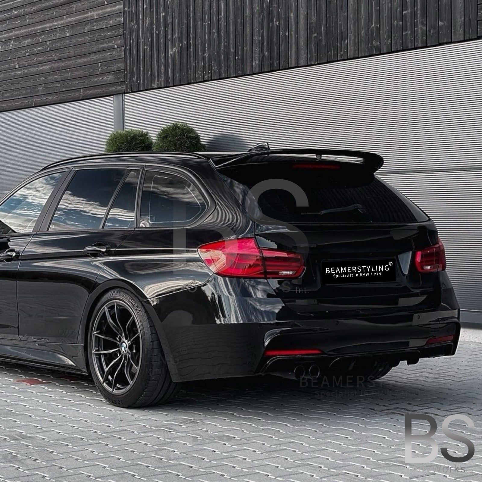 Dakspoiler - BMW F31 Touring - M Performance Look - Hoogglans Zwart | 2011-2019