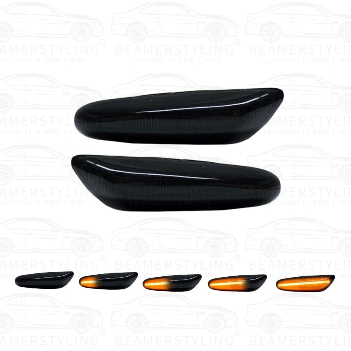 Knipperlichten - LED - Dynamisch - BMW E81 / E87 / E82 / E46 / E90 / E91 / E92 / E93 / E60 / E61