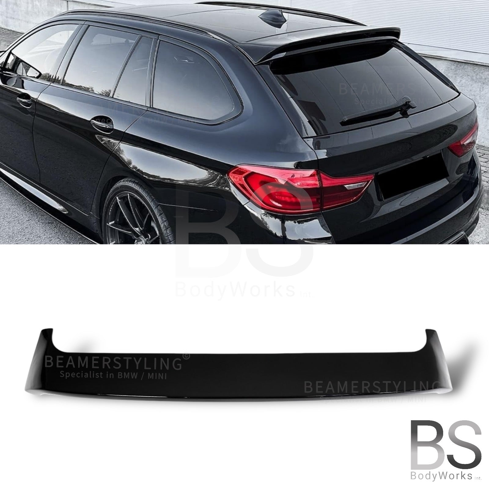 Dakspoiler - BMW G31 Touring - Hamann Style - Hoogglans Zwart | 2017-2023