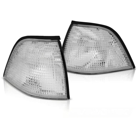 Knipperlichten Set - BMW E36 Coupé/Cabrio - Wit - Kristal Design | 1990-1999