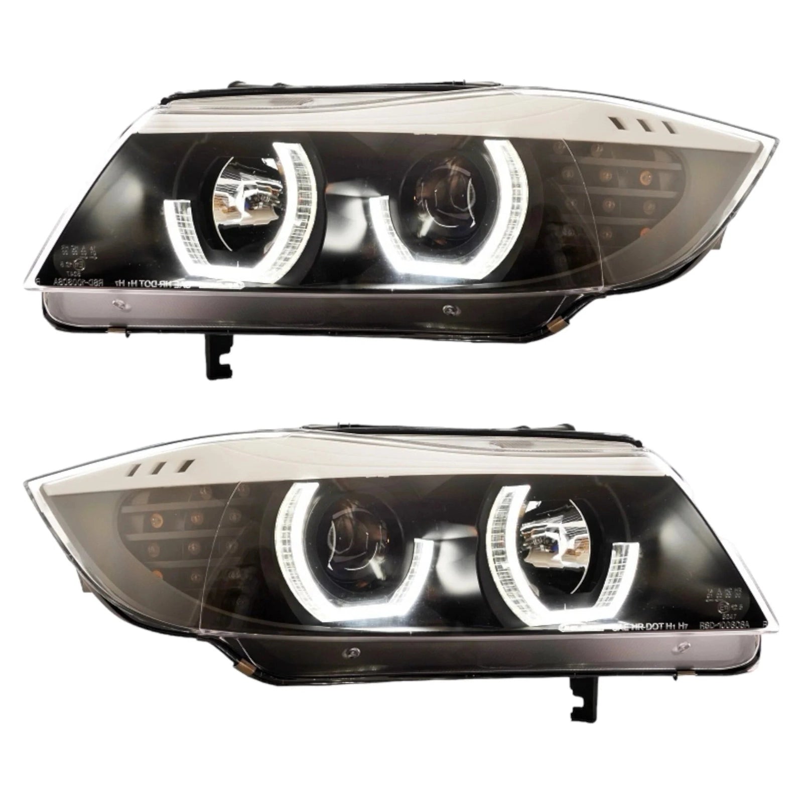 Koplampen - BMW E90 / E91 - LED 3D Angel Eyes | 2005-2008