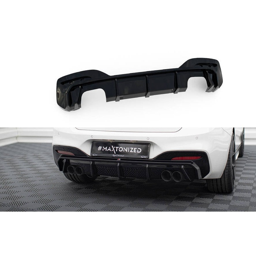 Diffuser V3 - BMW F20LCI / F21LCI - 4 Uitlaten - Maxton Design | 2015-2019
